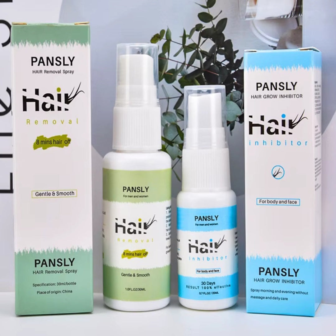 Natural Hair Removal and Prevention Spray Kit